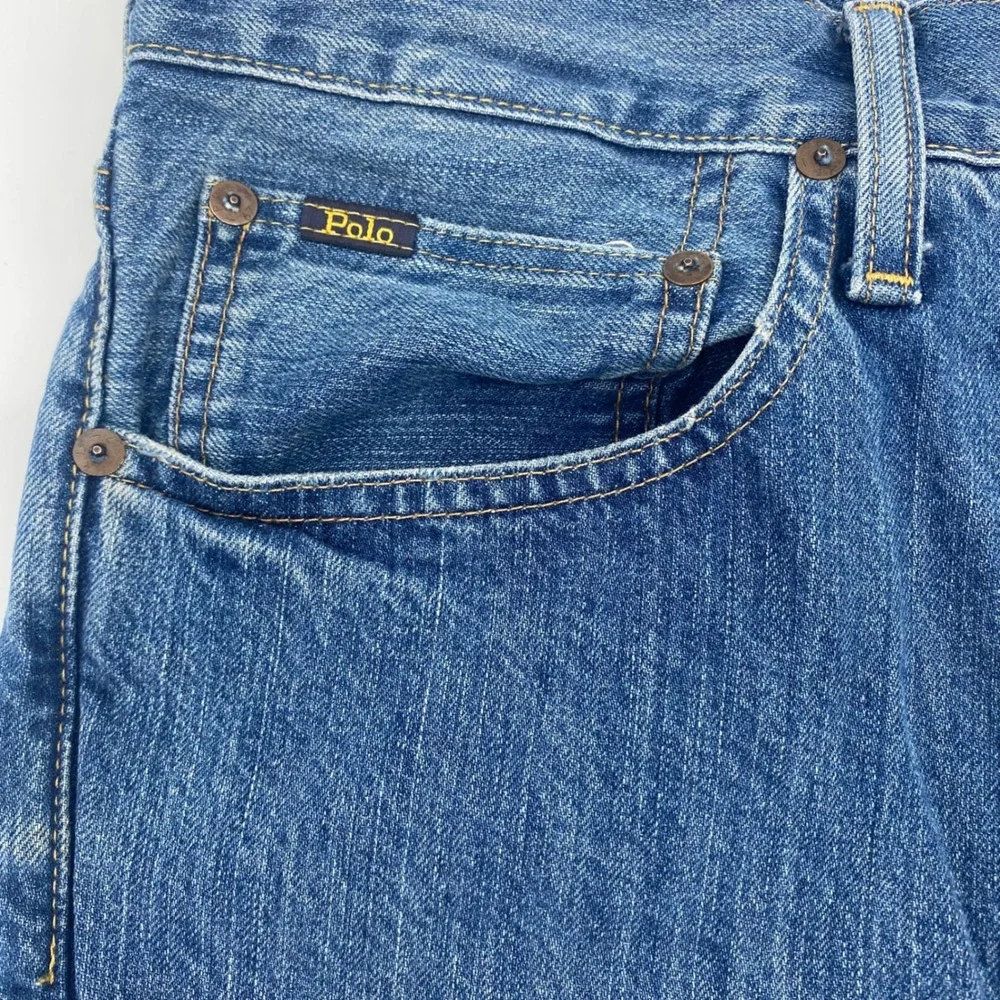 Polo‎ Ralph Lauren Jeans Mens 42x33 Blue Straight Leg Denim Authentic Goods - Picture 6 of 9